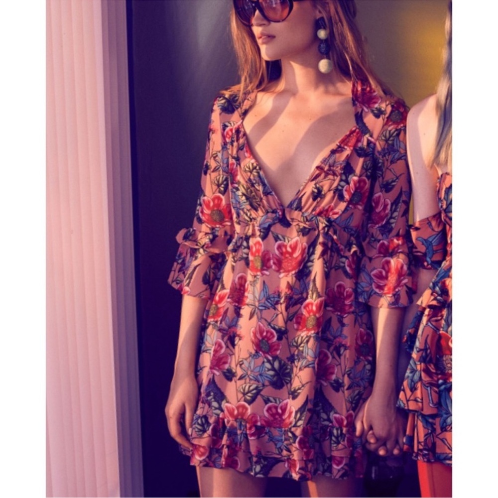 for love & lemons churro mini dress